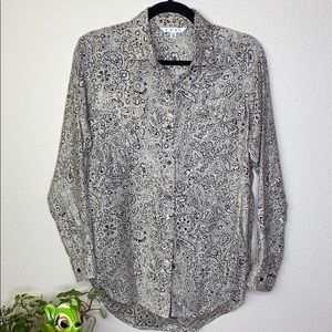 CAbi Blouse Button Front XS